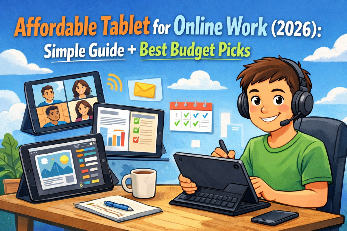 Affordable Tablet for Online Work (2026): Simple Guide + Best Budget Picks