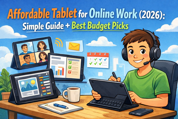 Affordable Tablet for Online Work (2026): Simple Guide + Best Budget Picks